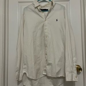 Polo Button Down Dress Shirt Size 17